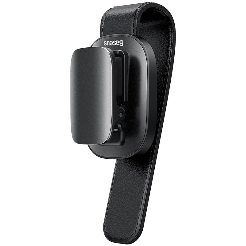 Sun visor clip to hold your sun glasses or eyewear.