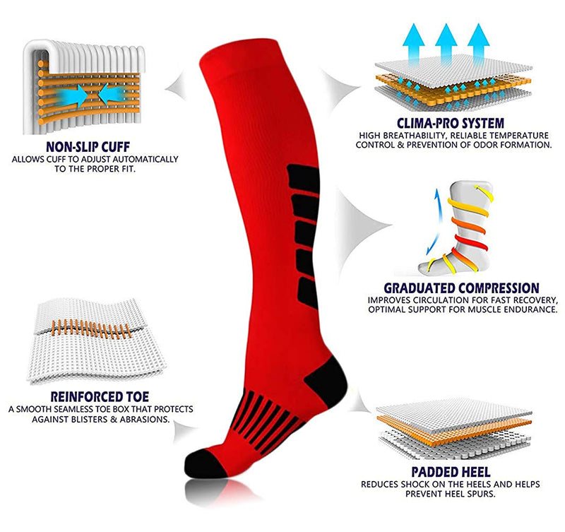 Compression Stockings For Tired Legs, Varicose Veins And Edema