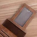 Men's Pu Leather Wallet With Zipper.