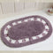 Oval Shape Bathroom Carpet
