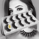 5 Pairs Multipack 3D Mink False Eyelashes.