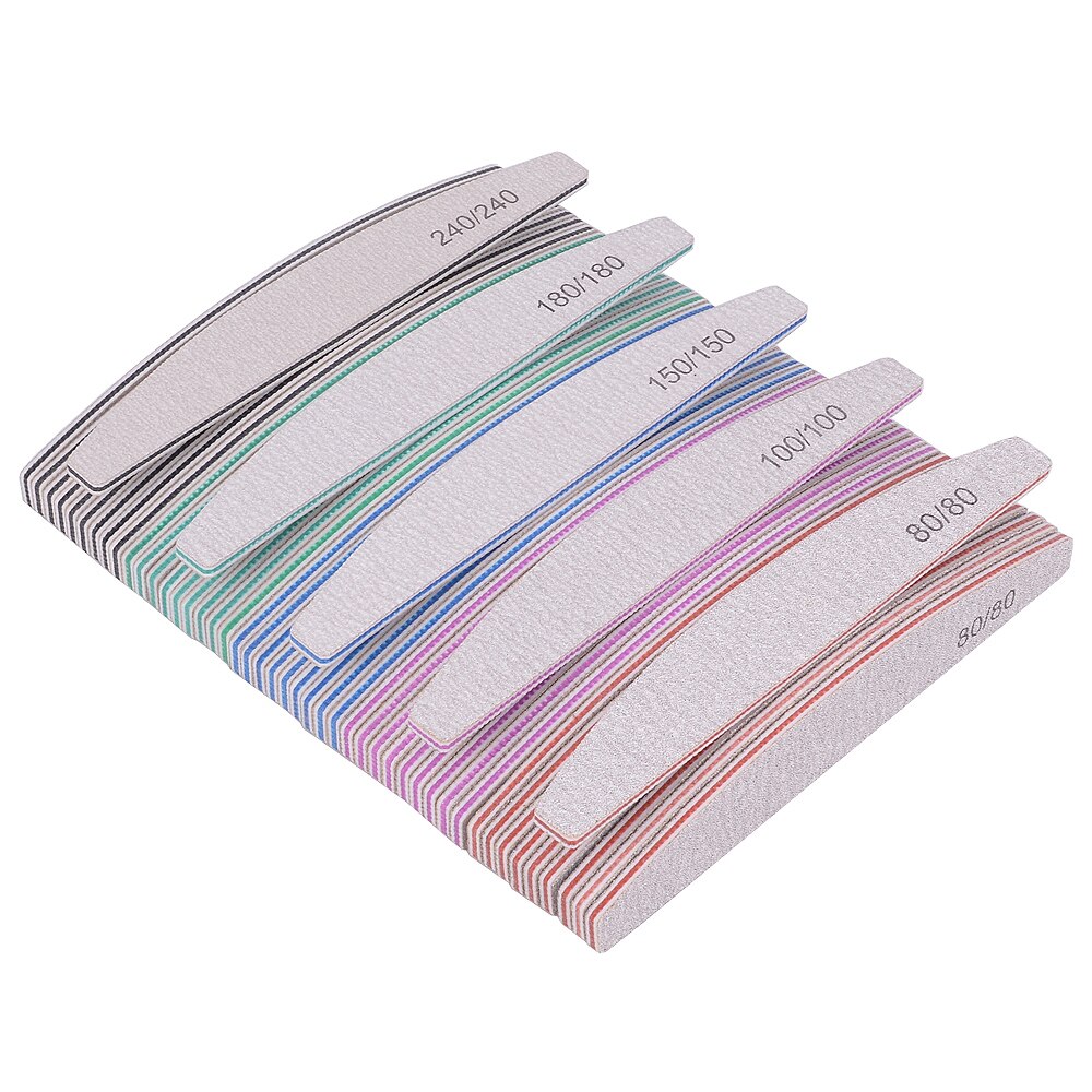 Double Sided Emery Board Nail Files 80/100/150/180/240