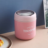 710ML Stainless Steel thermos container with drinking cup and spoon.