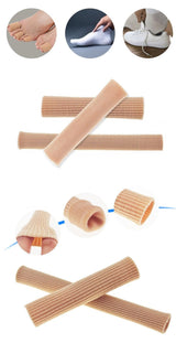 Fabric Tube Toe Separator For Foot Care and Medication Applicators.