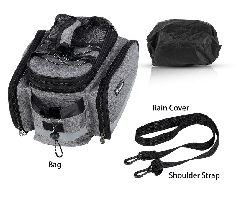 Waterproof 3 in 1rear bike bag. Reflective, 20L capacity