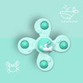 1pcs Cartoon Fidget Spinner.  Educational toy as well as rattle toy.