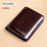 Men's Genuine Leather Rfid Protection Wallets.