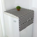 Dust Cover Organizer With Tassels Made of Thick Cotton Linen.  Great Covers for Refrigerators and  Washing Machines.