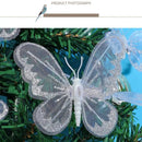 12pcs Christmas Or Home Decor Butterfly Clips