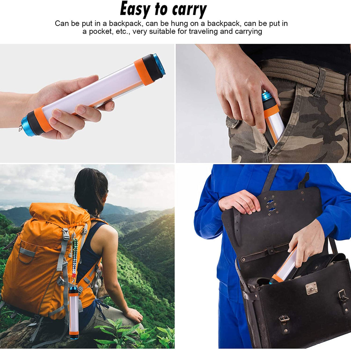 ZK30 USB Rechargeable IP68 Waterproof LED Camp/Emergency Light.