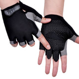 Anti-slip, Anti-sweat, Breathable Half Finger Sports Gloves for Men and Women.