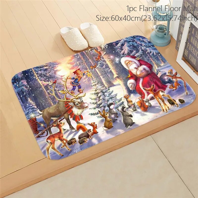 Christmas Decorative Doormat/Pillowcases.