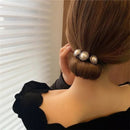 Pearl Ponytail Hair Twists To Make Elegant Buns.