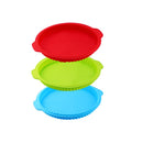 10 Inch Round Silicone Mold With Wave Edges, Great For Baking Pizza or Pies.