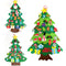 DIY Felt Christmas Tree And Decorations