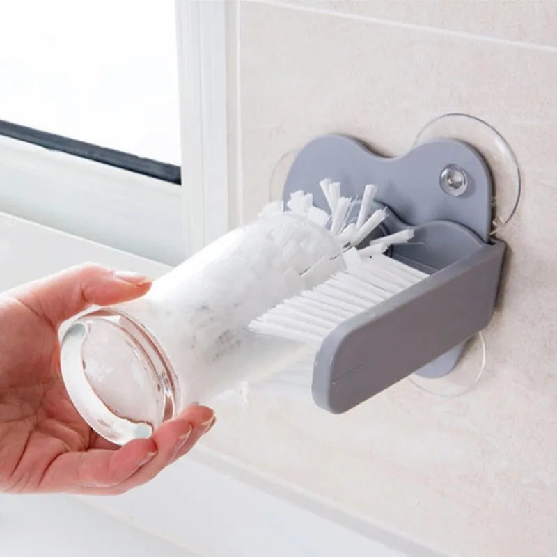 Detachable Suction Rotating Bottle Brush Cleaner