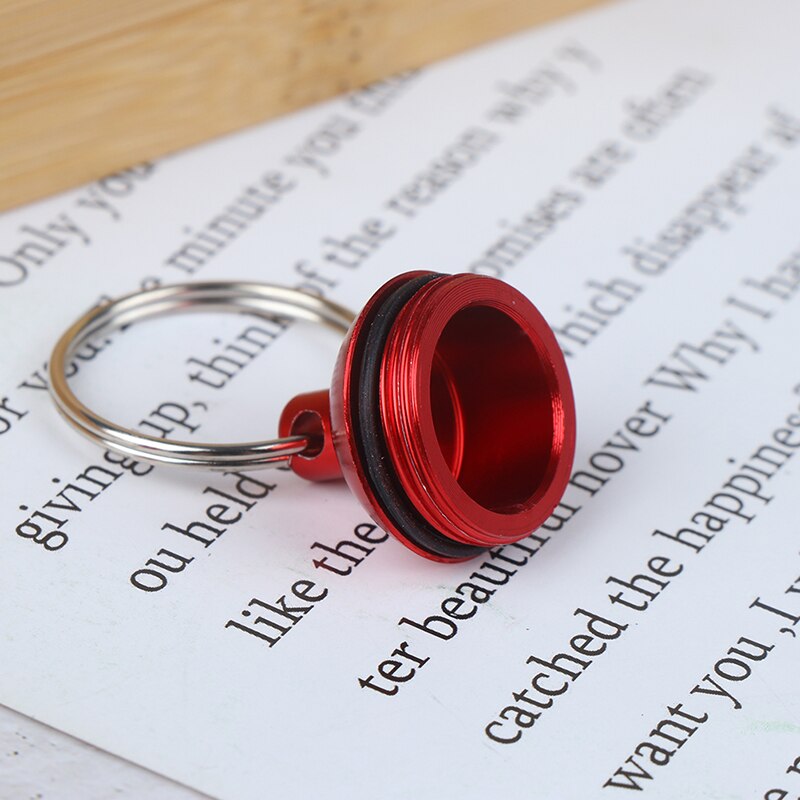 Waterproof Seal Key Ring Capsule Holder .