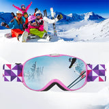 Children's Anti-fog, Double Layer Ski Goggles.