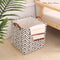 Cube Shaped Folding, Waterproof Storage Basket With Handles.