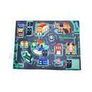 LED Anti-slip Kids Play Floor Mat. Pictures of Roads so Children Can Play Cars.