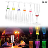 LED Liquid Activated Wine /Champagne Glass