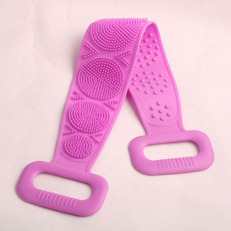 Soft Silicone Body Brush.  Exfoliates and massage.