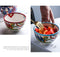 Bohemian Hand-Painted Ceramic bowls great for breakfast cereal, Salad, and soup.