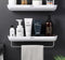 Bathroom/Kitchen Wall Mounted Shelf With Or Without Towel Bar.