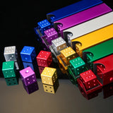 5pcs/pack High Quality Colorful Aluminum 16mm Dice