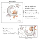 Wall Stickers For Your Nursery Of Bears, Clouds, Stars and Moon.