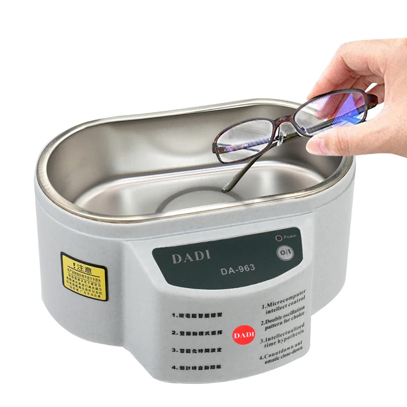 30W, 50W, Or 40W HZ Electric Ultrasonic Cleaner For Watches, Glasses, Razor, Dentures, Contact Lens, Or Jewelry