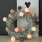 LED Cotton Ball Garland Party Lights.