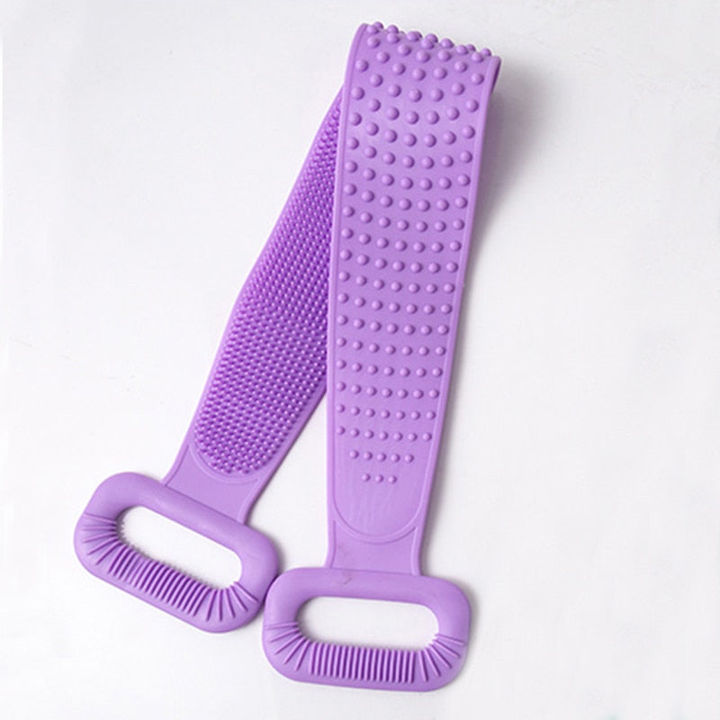 Soft Silicone Body Brush.  Exfoliates and massage.