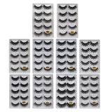 5 Pairs Multipack 3D Mink False Eyelashes.