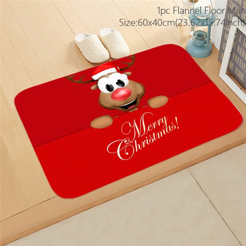 Christmas Decorative Doormat/Pillowcases.