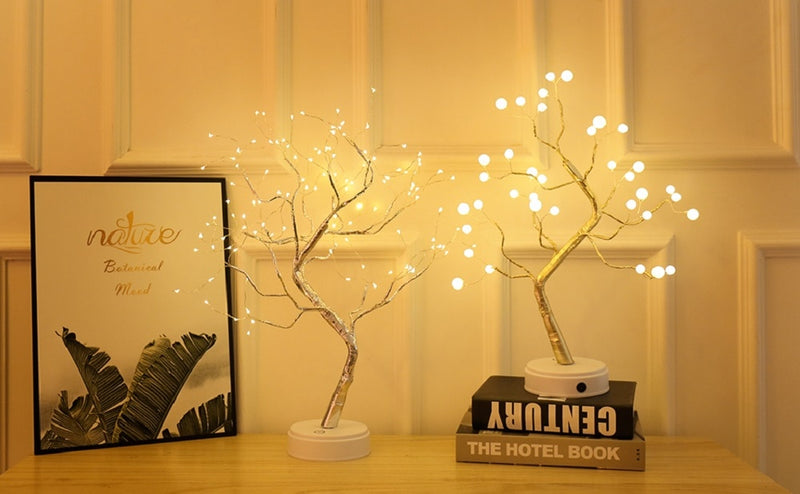 LED/Copper Wire Mini Holiday Tree.