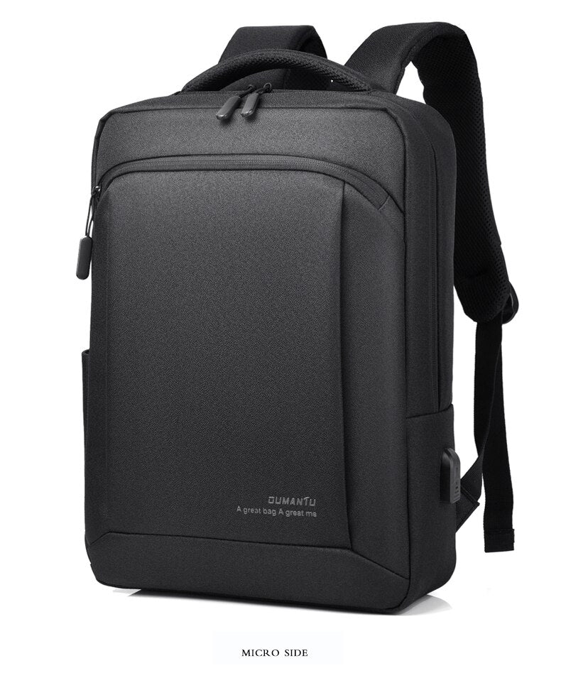 Unisex Oxford USB charging, anti theft laptop backpack.  Can be used for school and travel.