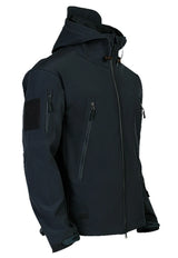 Men's Tactical Windproof/Waterproof Soft Shell Hooded Jacket