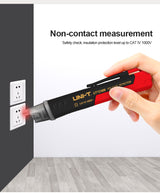 UNI-T AC Voltage Detector.  Electric LED tester pen. 12V- 1000V