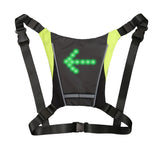 LED/USB Charging Reflective Vest With Adjustable Waist with Pouch For Running, Cycling and Walking.