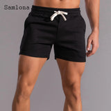 Men's Leisure Shorts With Lace Up And Pockets