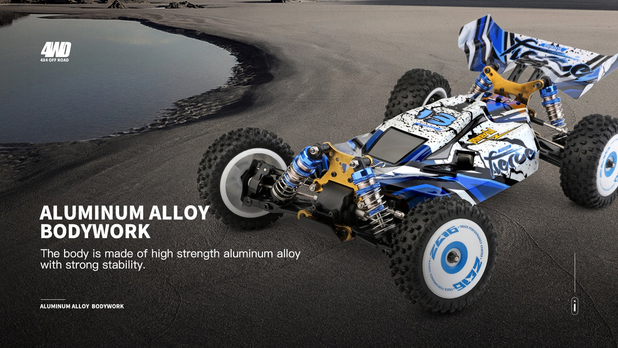 Remote Control Electric High Speed Off-Road Drift  124017 124016 2.4G RC Car 1:14 4WD 75KM/H