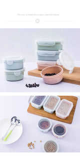 Plastic Lunch Bento OR Storage Food Box With Seal Proof Lid.