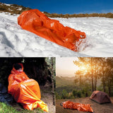 Waterproof Lightweight Thermal Emergency Sleeping Bag. Great for camping and light for hiking.