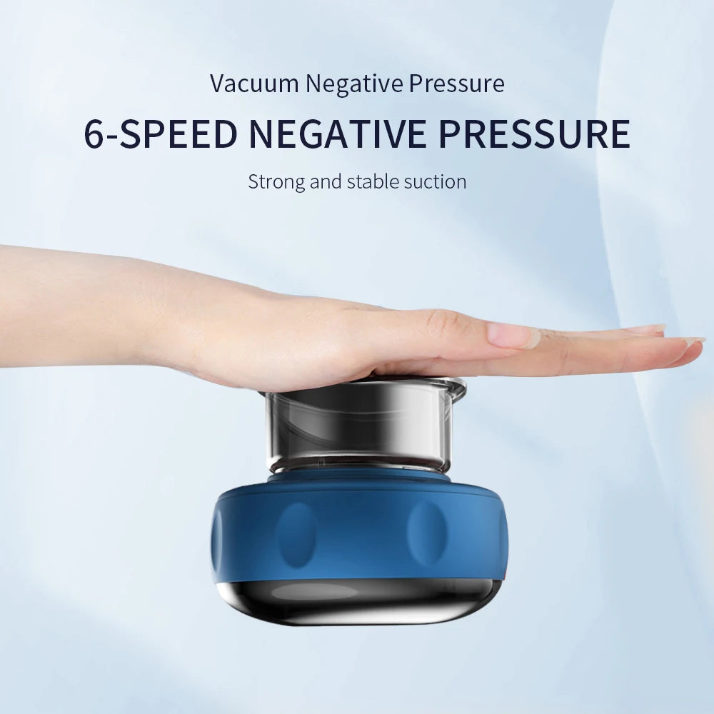 Intelligent Electric Heating  Vacuum Cupping Massage Suction Cups For Physical Fatigue Relieve