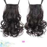 DIANQI  Curly synthetic heat resistant ponytail extension. Clips to your Natural Hair.