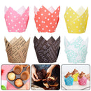 50pcs Oilproof Newspaper Style Cupcake/Muffin Liners.