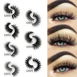 5 Pairs Multipack 3D Mink False Eyelashes.