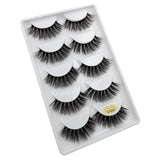 5 Pairs Multipack 3D Mink False Eyelashes.