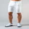 Men's gym sports casual cotton shorts for running and bodybuilding.